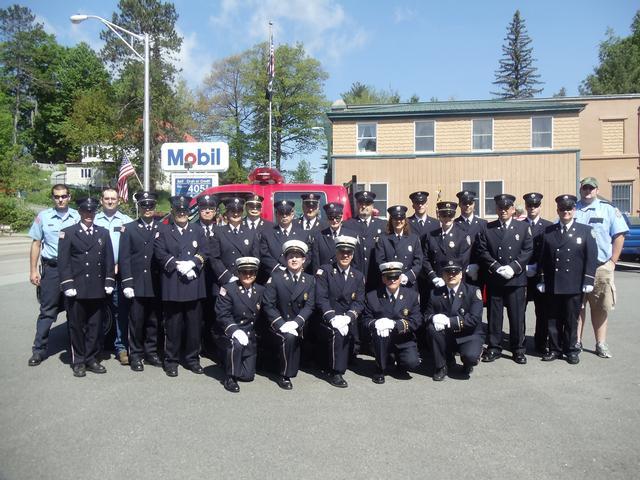 SLVFD group photo, start of Memorial Day parade 2011