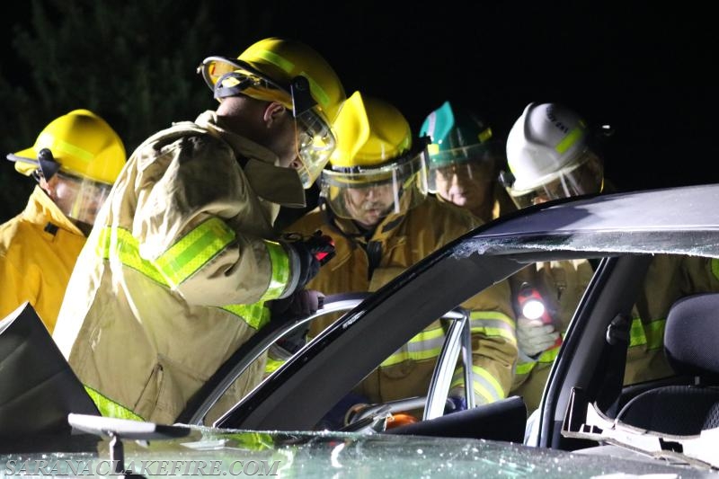 Images from vehicle extrication drill 9/28/2017 in Ray Brook NY.