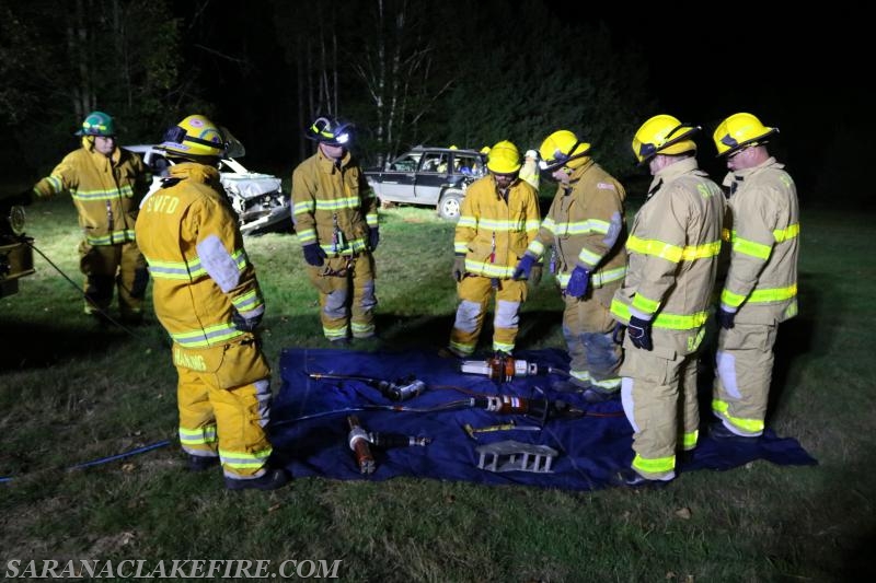 Images from vehicle extrication drill 9/28/2017 in Ray Brook NY.