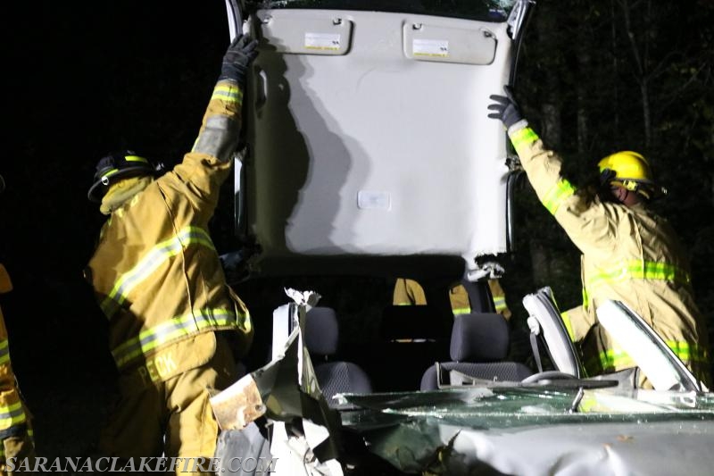 Images from vehicle extrication drill 9/28/2017 in Ray Brook NY.